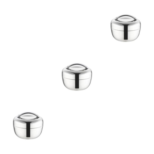 Yuarrent Fiambrera aislada Contenedor de alimentos en forma de fruta de acero inoxidable Fiambrera Bento antiadherente de doble capa Lata para Type5 NO5