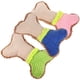 thumbnail image 4 of GOOHOCHY 3 piezas Juguete de peluche chirriante para perros, juguete para la dentición de cachorros, hueso de peluche para masticar, 4 of 8