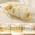 thumbnail image 2 of Koiauber Cat Tunnel Toy Spiral Kitten Toy Foldable Design Interactive Spiral Cat Tunnel with Feather Toy, 2 of 8