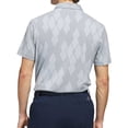 thumbnail image 2 of Adidas Golf Men's Ultimate365 Micro Texture Polo Shirt, 3X-Large Wonder Blue -, 2 of 2