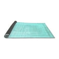 thumbnail image 2 of Ahgly Company Indoor Square Solid Light Blue Modern Area Rugs, 8' Square, 2 of 4