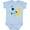 AE-Light Blue, variant on Rocket Spaceship Happy First Birthday Boys or Girls Baby Bodysuit