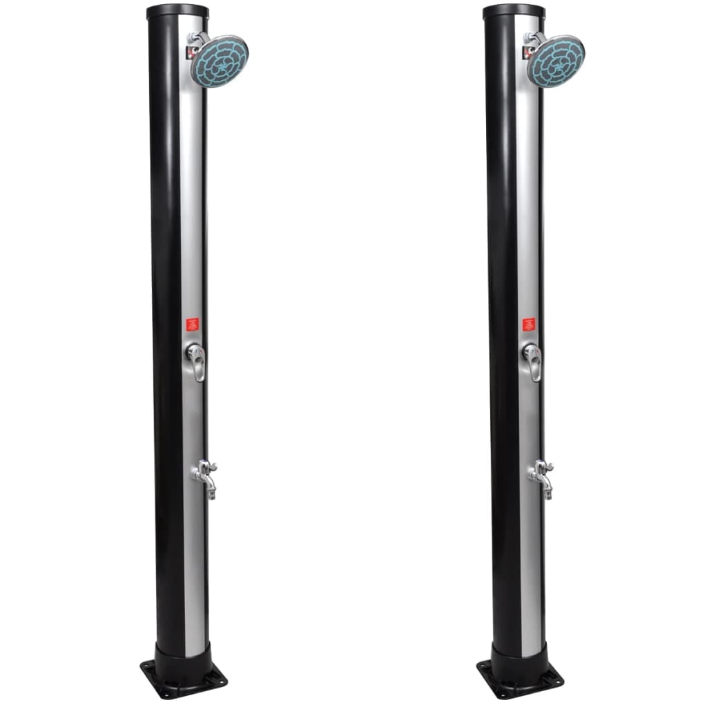Festnight Outdoor Solar Showers with Shower Head and 2 pcs 9.2 gal
