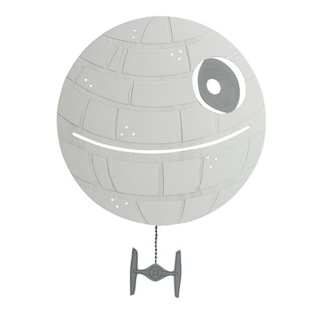 UPC: 0084122012943 | Lambs & Ivy Star Wars Signature LED Light-Up Death Star Wall Decor/Art