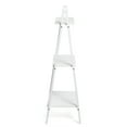 thumbnail image 3 of 3 Shelf Wood Ladder Bookcase Foldable Bookshelf Plant Stand Flower Pot Display Holder Home Garden Balcony Decor, 3 of 8