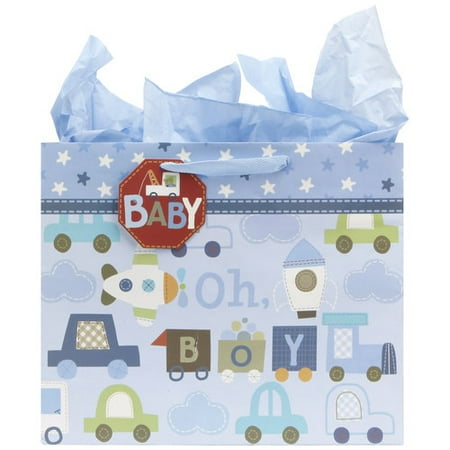 Stepping Stones Newborn Boy Gift Bag