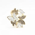 thumbnail image 2 of Bufanda de para mujer, hebilla de anillo, joyería deslizante Triple, broche de bufanda de seda, Clips, soporte para ropa Yinane  clip de bufanda, 2 of 8