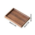 thumbnail image 2 of Square Wooden Tea Tray for Dry Brewing and Cup Organization - Multi-Purpose Snack and Fruit Serving Platter, Space-Saving Home Kitchen Accessory, 2 of 6