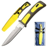 Yellowtail Drop Point Diving Knife