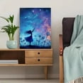 thumbnail image 5 of Qisvanset Night Sky Dandelion Girl Canvas Wall Art 15.75x11.81 Inches, 5 of 8