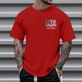 thumbnail image 2 of CONZONE 4Th Of July Mens T-Shirts Short Sleeve Independence Day T Shirts for Men Crew Neck Patriotic Usa Flag Graphic Casual Summer Tee Tops, 2 of 5