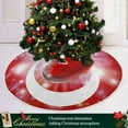 thumbnail image 3 of SKYSONIC Valentine's Day Heart Christmas Tree Skirt Home Decoration Large Round Christmas Tree Skirt for Holiday Party Home Christmas Day Ornaments 35.4 Inch, 3 of 6