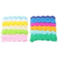 thumbnail image 3 of UEETEK Lace Trim Ribbon Wavy Polyester Assorted Color 2 Roll, 3 of 6