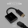 thumbnail image 2 of Adaptador Convertidor ACTECK SHIFT PLUS AH435 DisplayPort a HDMI Negro AC-934763, 2 of 6