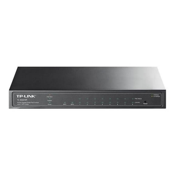 TP-LINK 8-Port Gigabit Smart PoE Switch with 2 SFP Slots