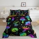 thumbnail image 1 of Juego de Cama Twin Kawaii Seta Boho Plantas Botánicas Exóticas, 1 of 6