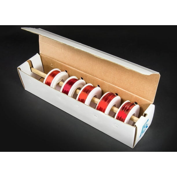 Assorted Gauge Wire Kit Enamel Coated Copper Wire (5 Spools