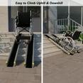 thumbnail image 3 of Giantex Rampe de Fauteuil Roulant Portable Réglable, Rampes en Aluminium avec Surface Antidérapante, 3 of 6