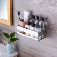thumbnail image 6 of Kitchen Wall Mount Shelf Self Adhesive Punch Free Spice Storage Rack Bathroom Stainless Steel Shampoo Organizer Holder, 6 of 9