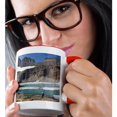 thumbnail image 2 of 3dRose, MT, Glacier National Park, Upper Grinnell Lake - US27 JWI0232 - Jamie and Judy Wild, 15oz Two-Tone Red Mug, 2 of 7