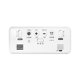 thumbnail image 2 of Reloj electrónico inteligente con espejo LED, portátil, hogar, USB, control de voz, temporizador silencioso, música, reloj despertador, recordatorio, blanco tholdsy HA001362-03B, 2 of 6