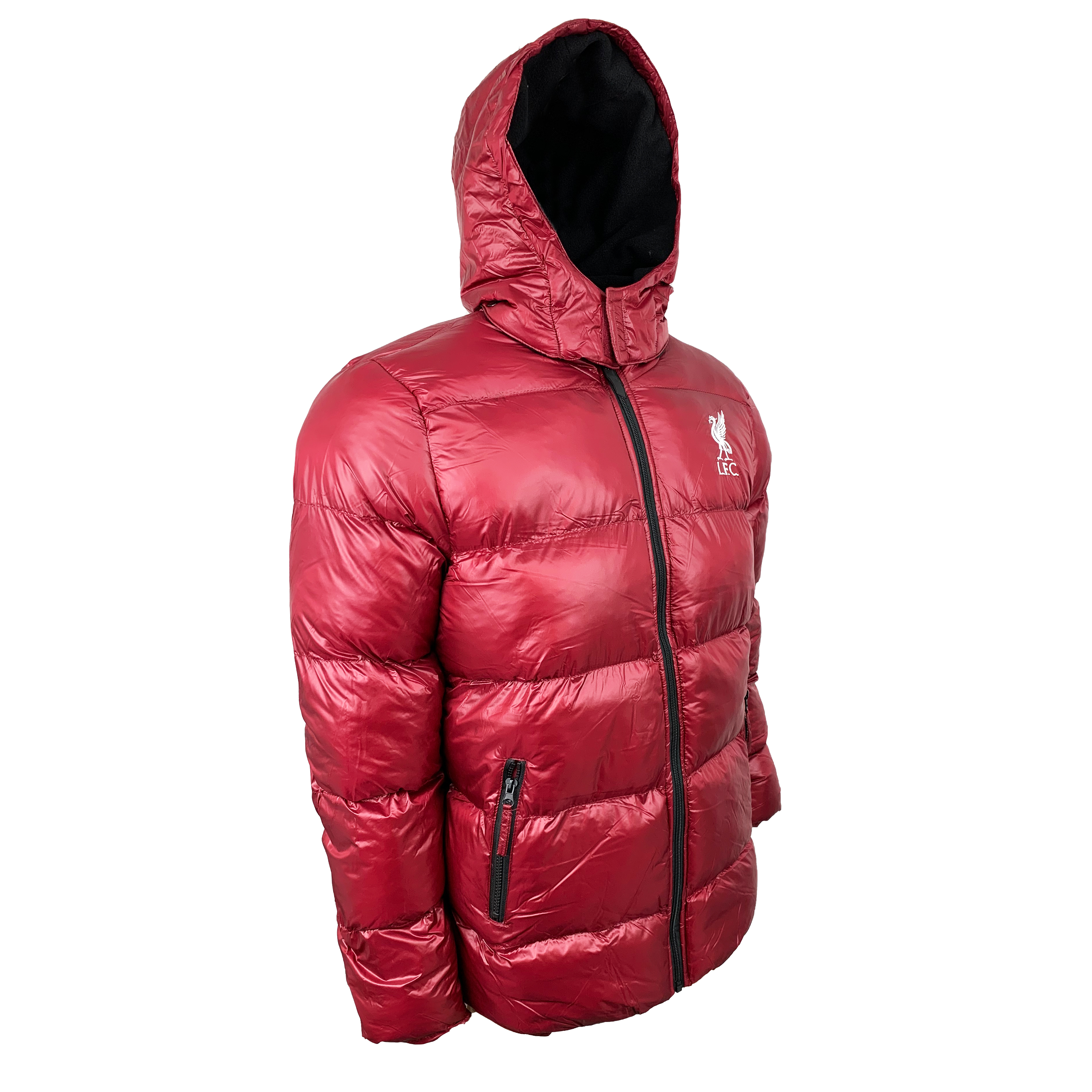 Liverpool Winter Jacket, With Removable Hood, Licensed Liverpool Puffer Jacket (YM) - image 2 of 4