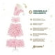 thumbnail image 5 of Árbol Navidad Pino Navideño Gorro de Santa Esquimal Rosa 1.8m + Esfera Escarchada, 5 of 6