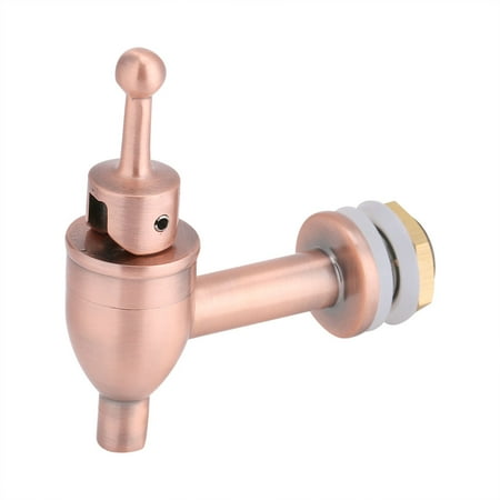 Faucet For Wine Zerone Drink Dispenser Faucet Tap,Copper Faucet Tap,Copper Faucet Tap for Wine Beer Barrel Beverage Drink Dispenser Replacement Spigot ()