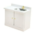 thumbnail image 1 of 1:12 Mini fregadero decoración multiusos con armarios simulación muebles en miniatura regalos para accesorios de fotografía baño Baoblaze Gabinete de casa de muñecas, 1 of 7