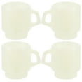 thumbnail image 1 of OULII 4 Pcs Tasses Miniatures en Plastique Mini Tasses à Café pour Enfants Design Simple Blanc, 1 of 8