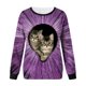 thumbnail image 4 of Camisas de mujer con estampado gráfico de manga larga con cuello redondo, sudadera, suéter, tops cómodos Fridja  hkj1948, 4 of 4