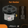 thumbnail image 2 of maXpeedingrods Power Steering Pump w/Pulley for Toyota Tundra SR5 DOHC Pickup 2000-2004, 96-5280, 96-5280, 5565N, 2 of 7
