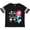 Football Black and White, variant on Mermaid in Training Girls Toddler T-Shirt