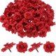 thumbnail image 1 of Uxcell 200-Pack Cabezas de Rosas Artificiales, Cabeza de Rosa de Seda Falsa para Boda/Ramo/Pared de Flores/Artesanías DIY/Decoración de Fiesta, Cabezas de Flores Falsas [Rojo], 1 of 1