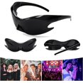 thumbnail image 5 of Gafas de sol futuristas, moda Alien Y2K envolvente para mujeres y hombres, 5 of 5