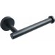 thumbnail image 1 of Elegante soporte para rollo de papel higiénico de acero inoxidable SUS 304, color negro mate, para montaje en pared para baño y cocina, duradero y resistente al óxido, 1 of 1