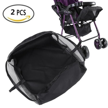 1Pc Baby Stroller Pram Bottom Basket Pushchair Buggy Shopping Storage Case Organizer Bag, Pushchair Basket, Stroller Organizer