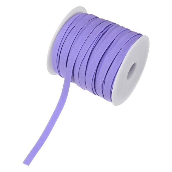 Uxcell Double Fold Bias Tape 1/4" 25 Yards for Sewing/Seaming/DIY Lilac