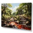 thumbnail image 2 of Designart "Torii Gate Japon painting" Japanese Wall Art Print, 2 of 5