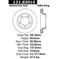 thumbnail image 3 of Centric Parts 121.83016 C-Tek Standard Brake Rotor, 3 of 4