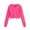 Hot Pink, variant on Ecqkame Hoodie For Women Zip Up Cropped Sweatshirts Women Casual Solid Long Sleeve Zipper Pocket Shirt Hooded Sweatshirt Tops White XL