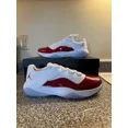 thumbnail image 1 of Ni - ke New Mens Ni - ke Air Jordan 11 CMFT Low Cherry Red White Sneaker DN4180-116 Size 11, 1 of 5