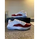 thumbnail image 1 of Ni - ke New Mens Ni - ke Air Jordan 11 CMFT Low Cherry Red White Sneaker DN4180-116 Size 10, 1 of 5