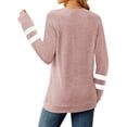 thumbnail image 4 of Fantaslook Womens Long Sleeve Tops Crewneck Sweatshirts Casual Color Block Tunic Tops Pullover, 4 of 8