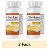 (2 pack) FiberCon Fiber Therapy Coated Caplets, Safe, Simple & Comfortable Insoluble Fiber for Bowel Irregularity, Comfortable Constipation Relief with No Gas or Bloating, 140 Caplets