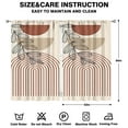 thumbnail image 2 of Modern Abstract Geometric Boho Curtains-blackout Curtains Bedroom Decor Living Room Darkening Grommet Window Drapes 2 Panels Set 52"x 84", 2 of 2