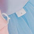 thumbnail image 5 of Flower Girls Big Bowknot Dress Spaghetti Strap Tulle Dress Long A Line Wedding Pageant Dresses, 5 of 7
