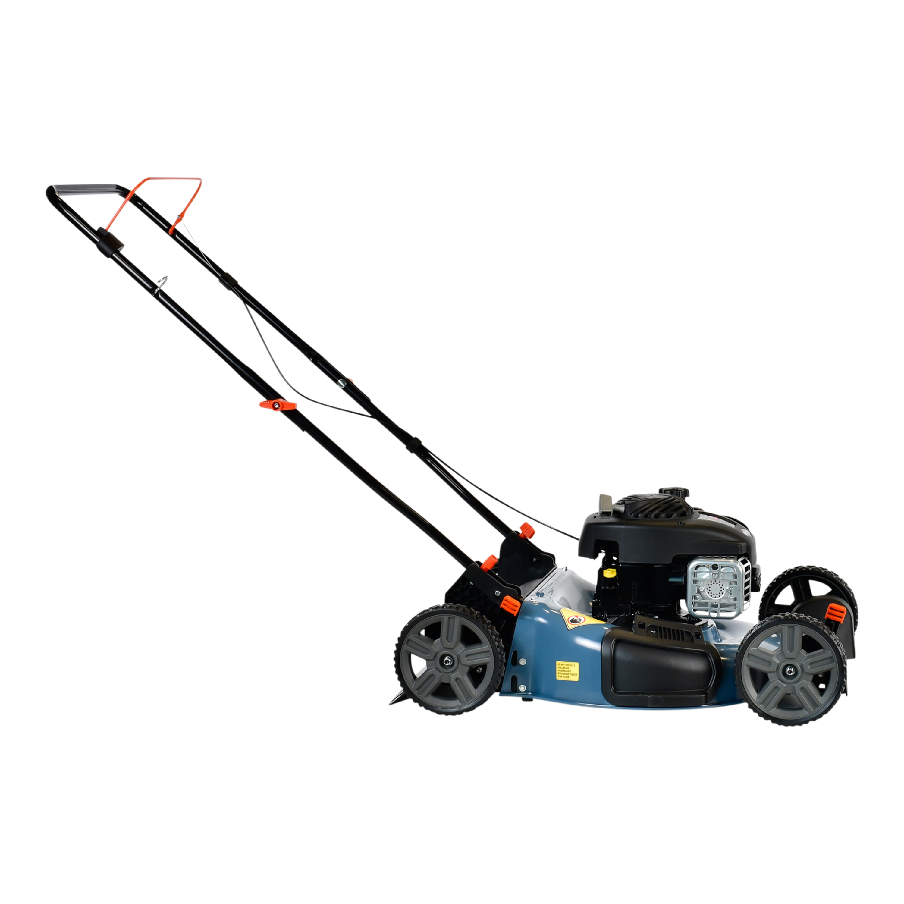 SENIX Lawn Mower 21in Cuttting Blade 22in Cutting Deck, 125 cc 4-Cycle Briggs & Stratton Engine Push Mower, Mulch & Side Discharge, 6 Position Height Adjustment, LSPG-M3
