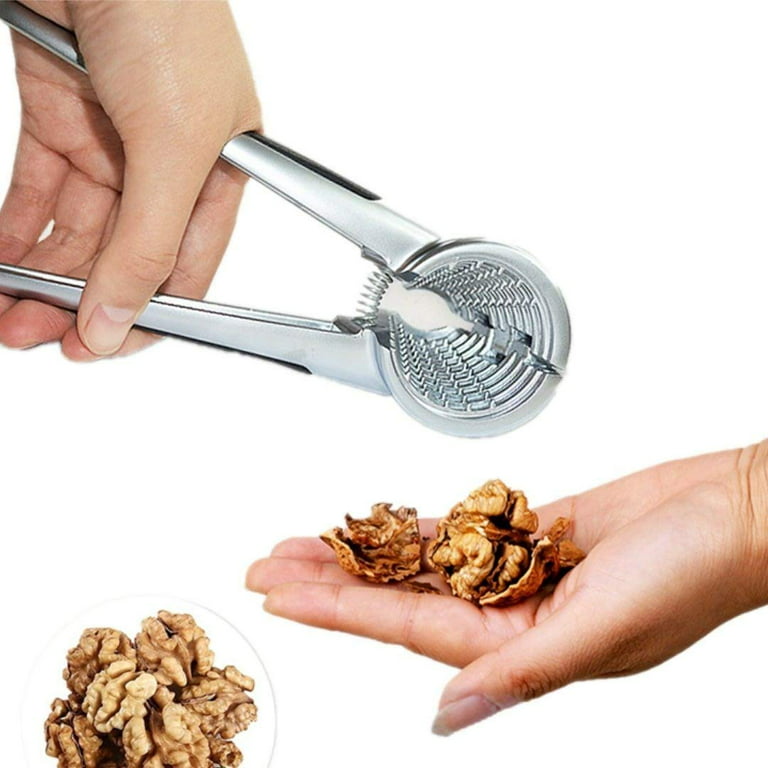 Wqqzjj Kitchen Gadgets Gifts Sale Deals Nut Cracker Pecan Walnut Alloy Sheller Nut Opener Kitchen Plier on Clearance, Size: 6.69*1.57*0.39, Other
