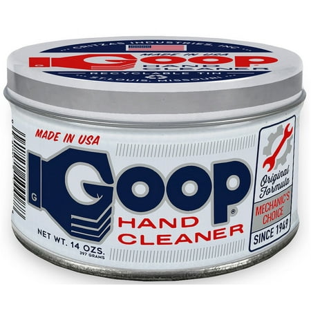 Classic Goop Hand Cleaner- Heavy Duty, Mechanics Choices, Waterless Hand Degreaser - Remove Dirt, Oil, Paint, Ink, and Clothes Stains - 14oz